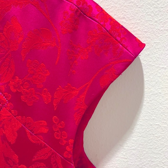 Zac Posen Flared satin-jacquard dress size 4 - Picture 2 of 9